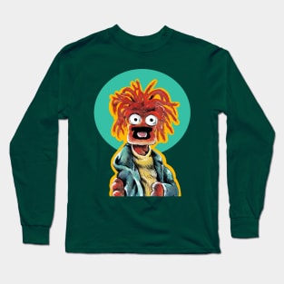 Pepe the King Prawn Muppets Fan Art Illustration Long Sleeve T-Shirt